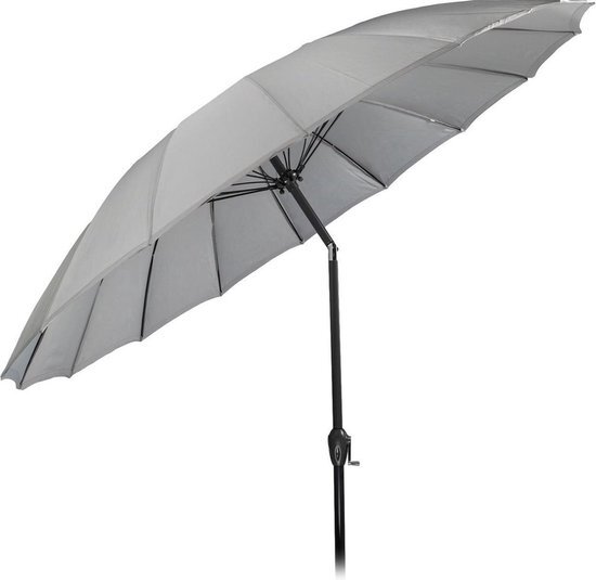 Maxx-garden Parasol - 270 cm – Stokparasol voor tuin en balkon parasol - opdraaisysteem – Antraciet