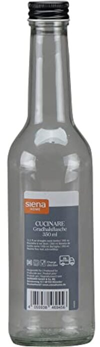 Gradenhalsfles "Cucinare" 350 ml - 12 stuks - Zwart