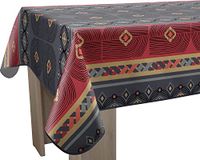Le linge de Jules Valparaiso Tafelkleed, vuilafstotend, rood, rechthoekig, 150 x 300 cm