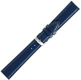 Morellato PMX062GELSO20 Basic Collectie Horlogeband - Blauw Leer - 20mm