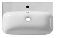 Xellanz Sanifun Finto - Vrijhangende wastafel - 65.5 x 42 x 16.5 cm - Wit