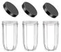 TRANKIELO® - Vervangende Kop voor Magic Bullet 250W – 3 Stuks – BPA-vrij, Vaatwasmachinebestendig, Veilig en Duurzaam