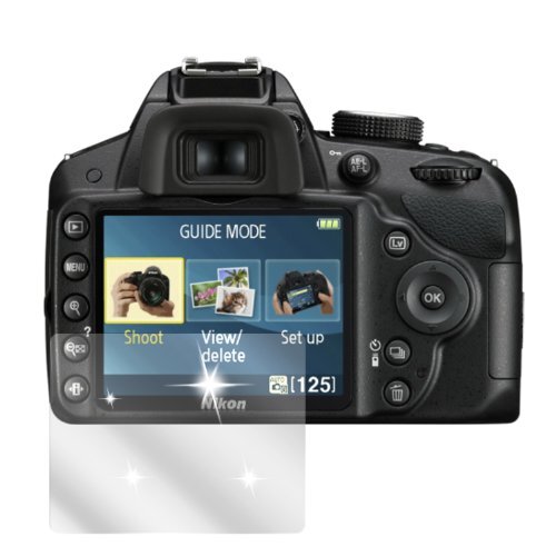 dipos I 6X beschermfolie helder compatibel met Nikon D3200 folie screen protector