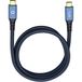 Oehlbach USB Plus CC - USB-kabel voor smartphones 2 x type C 3.1 - PVC mantel - OFC, blauw/zwart - 1m