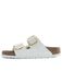 Birkenstock Arizona Big Buckle Patent Sandalen White