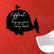 Ambiance Sticker Schoolbordsticker - uitwisbare zelfklevende muurstickers - WALVIS SILHOUET - 75x80cm