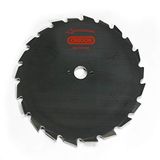 Oregon Bosmaaier Zaagmes, 225mm, 25,4mm, Centraal Gat voor Dikke Houten Vegetatie Waaronder Stengels en Struikgewas, Professioneel en Heavy Duty, MAXI Type voor 45cc+ Trimmers en Grotere Bosmaaiers