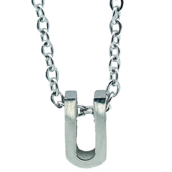 Tesoro Mio Michel Ketting Letter U Letterhanger - Minimalistisch - Premium Staal
