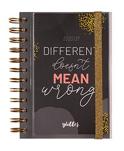 Erik Grupo Schoolagenda 2020/2021 - 11 maanden - 11,4 x 16 cm - Glitter