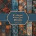 Vintage Grunge Denim Scrapbook Paper