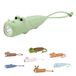 Winkee Kroko Kai Lampe de poche à LED pour enfants, rechargeable, avec batterie
