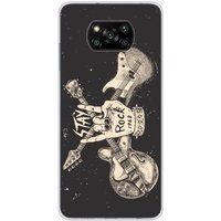 Xiaomi Poco X3 / X3 Pro Bedrukt siliconen hoesje Stay rock