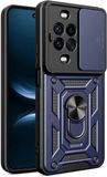 Techsuit Hoesje geschikt voor Huawei nova 14 Pro - Camshield Back Cover - Blauw