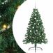 vidaXL Kunststof Voorverlichte Kerstboom met 150 LED Groen 150 cm PVC