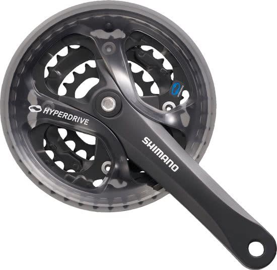 Shimano Acera FC-M361 Crankstel - 48/38/28 - 175mm - Zwart