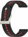 By Qubix Qubix Garmin Forerunner 55 / 245 / 645 - Dot Pattern bandje - Zwart met rood