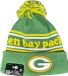 New Era Green Bay Packers Knit Marquee E3 Baseball Cap One Size Unisex Meerkleurig
