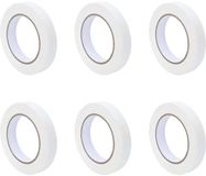 vidaXL Masking Tape - 6 Pieces - White - 19 mm x 50 m - Paper