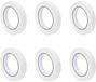 vidaXL Masking Tape - 6 Pieces - White - 19 mm x 50 m - Paper