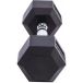 Livepro Hexagonal Rubber Dumbbell