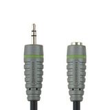 Bandridge BAL3601 - Audio kabel - 1 m - Zwart, Grijs
