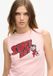Superdry Retro slim-fit bodywarmer met versiering Dames Vesten