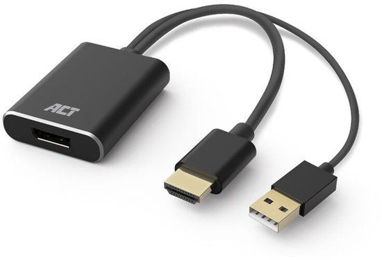 ACT HDMI naar DisplayPort adapter, 4K@60Hz