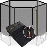Kesser Filet de remplacement Trampoline Filet de sécurité Résistant aux UV Noir 244 cm