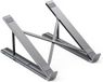 Merkloos Wan GmbH Laptop Standaard - Verhoger Notebook - Ergonomisch Werken - Geïntegreerde Poorten - 27.6 x 21.2 cm - Zilver
