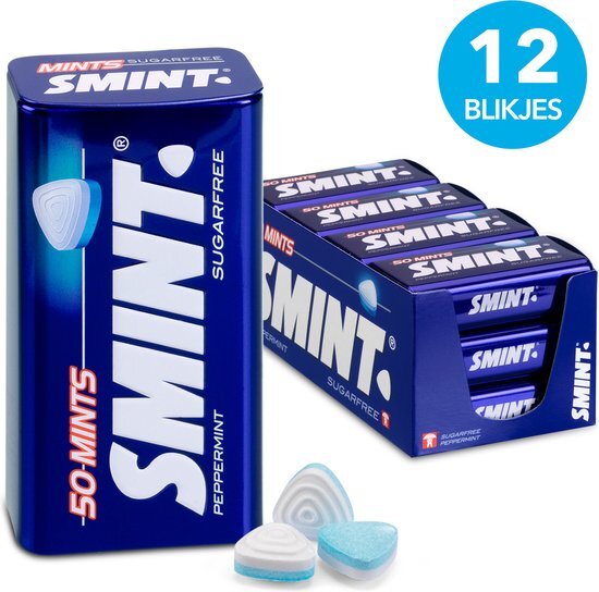 Smint Tin Peppermint Voordeelverpakking