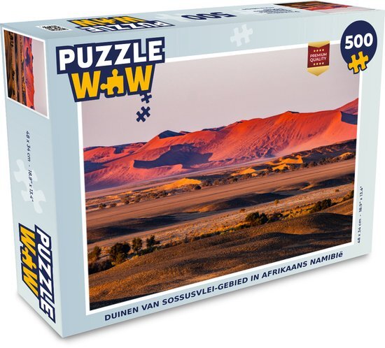 MuchoWow Puzzel Duinen van Sossusvlei-gebied in Afrikaans Namibië - Legpuzzel - Puzzel 500 stukjes