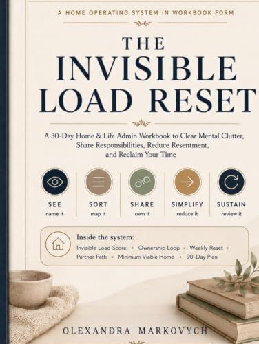 The Invisible Load Reset: A 30-Day Home & Life Admin Workbook