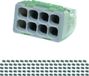 BES LED Vintex Lasklem - 8 Polig - 0.2-2.5 mm2 - Grijs - 100 Stuks
