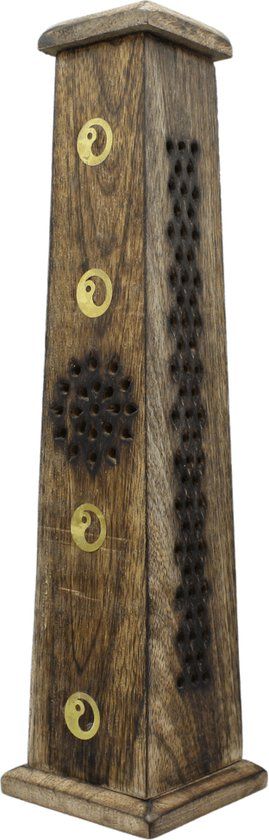 Green Tree Toren Wierookbrander Ying Yang Multicolor