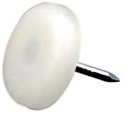 Deltafix Meubelglijders Nylon wit 20 mm 12 stuks