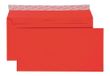 Elco 18833.92 Color Box met deksel en 250 enveloppen/verzendtas, zelfklevende sluiting, C5/6 DL, 100 g, intens rood, venster: nee