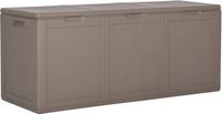 vidaXL Tuinbox 270 L PP houtlook bruin