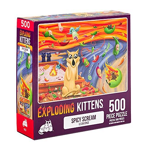 Exploding Kittens LLC Exploding Kittens Puzzle - Great Wave of Catagawa (1000)