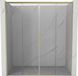 Mexen Rox porte coulissante douche 170 cm, transparent, or brossé