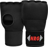 NRG Fitness NRG Boxing - Bandage Boksen - Binnenhandschoenen Boksen - Zwart - Katoen - Gel Padding - Met 75 cm lange bandage - Kickboksen - Maat S