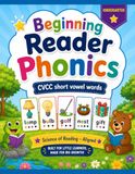 Beginning Reader Phonics Workbook for Kindergarten | CVCC Words: Decodable Reading & Spelling Practice | Science of Reading