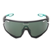 Revoray Lunettes de Cyclisme — Verre Monobloc en PC Haute Définition et Antichoc, Monture Légère en TR90, Protection UV400, Design Aérodynamique, Lunettes de Soleil de Cyclisme Professionnel, X3-noir