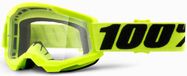 100 Percent Strata 2, lunettes enfants, Jaune Néon/Noir Net