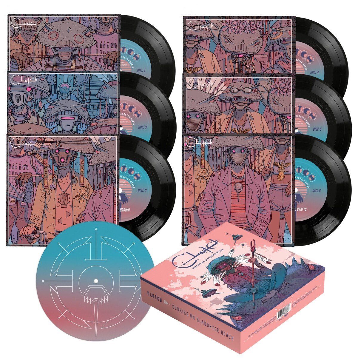 Sunrise Clutch - Sunrise On Slaughter Beach (6 7" Single) (Limited Edition)