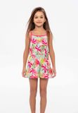 Minoti BAY5 jumpsuit meisjes tropische print - mouwloos