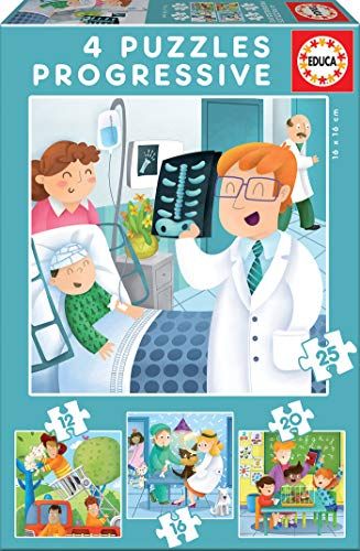 Educa 17146 - Progressieve puzzels "I want to Be 12+16+20+25"