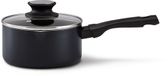 Kitchen Fun Salsa Steelpan met 2 Giettuiten & Deksel - 1,2L - Ø 16cm
