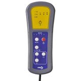 vidaXL Elektrische Massagestoel Crème Kunstleer