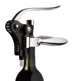 Vacu Vin Hefboom Kurkentrekker Zwart/Zilver