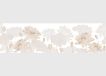 AG Design AWB 8238 Zelfklevende rand met gouden bloemen